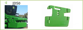 John Deere traktor tömege 50 kg - JD50