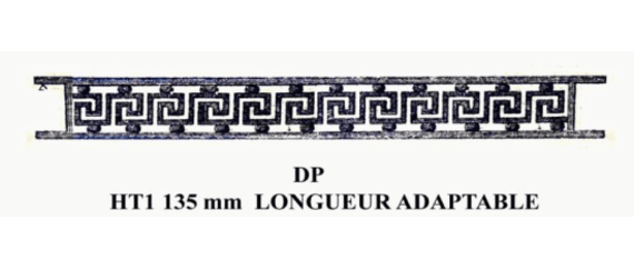 Öntöttvas ablakpárkány — ref DP